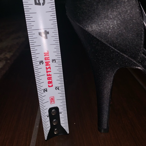 NWT Nina Black Dressy Heels - Picture 5 of 6